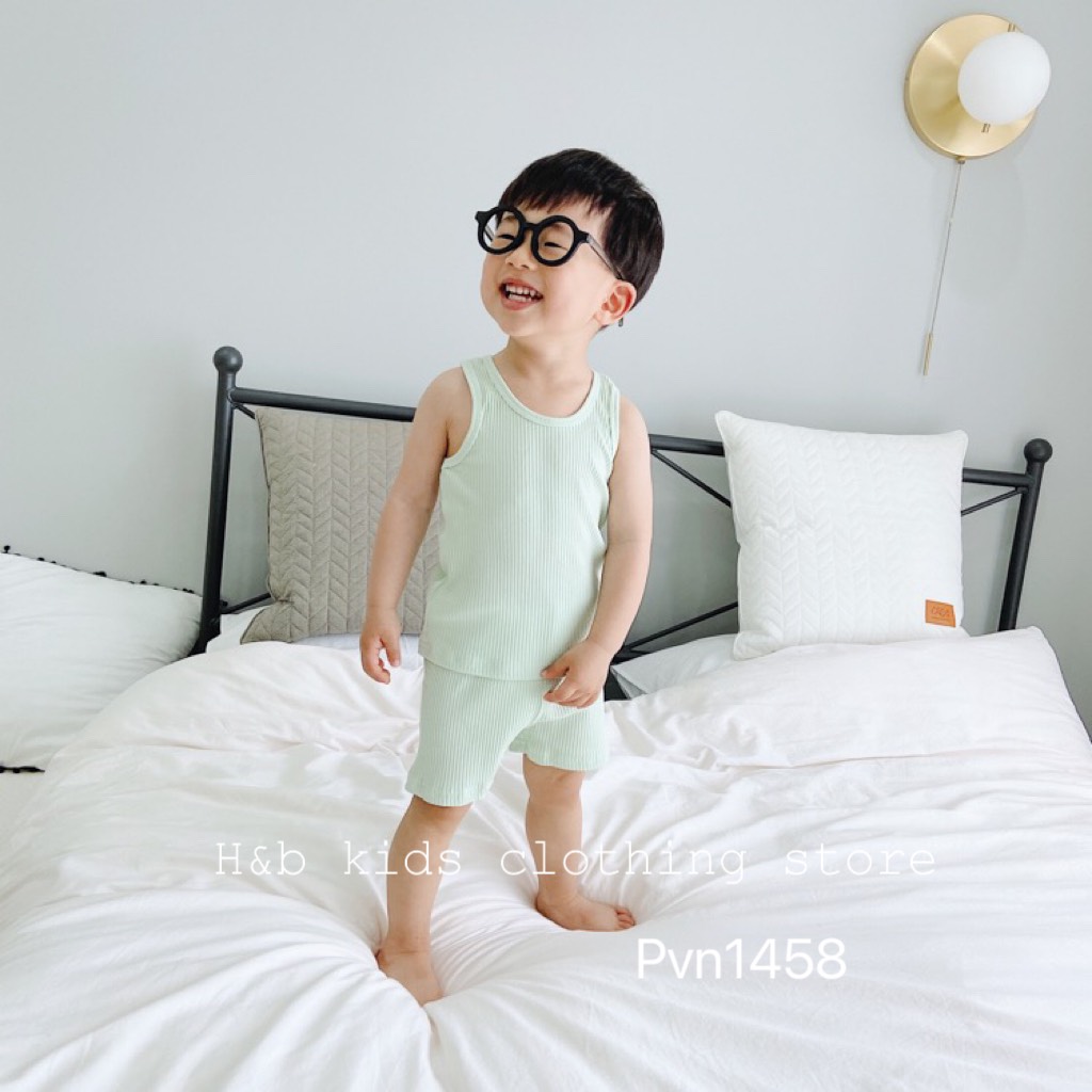 Bộ Thun Tăm Ba Lỗ Trẻ Em
