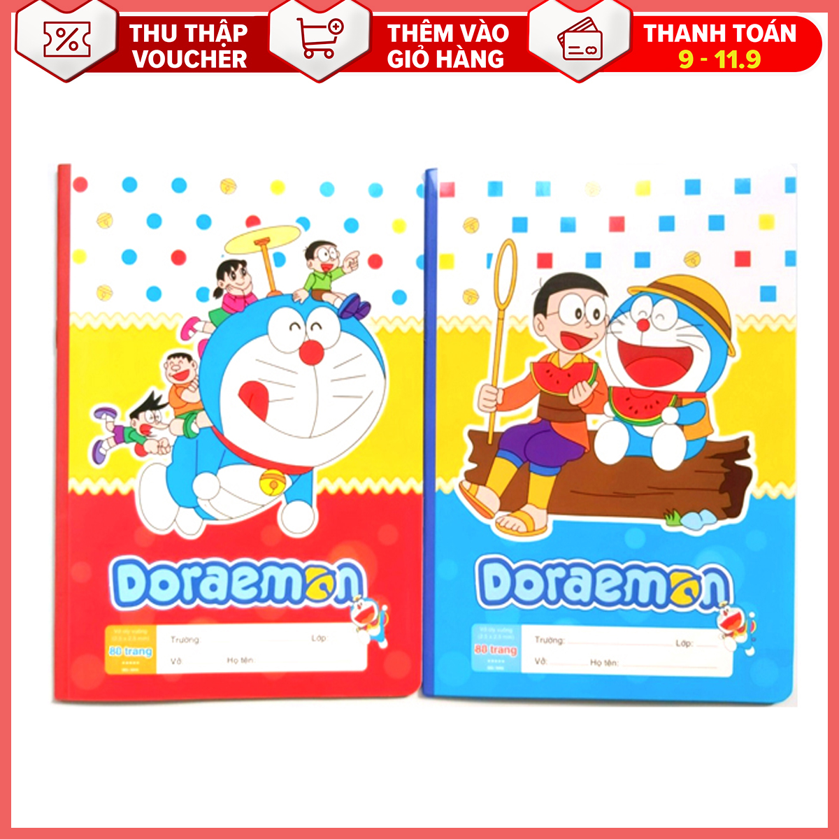 Combo 10 cuốn vở ô ly 80 trang - loại 4 ô ly, tiêu chuẩn 5 sao