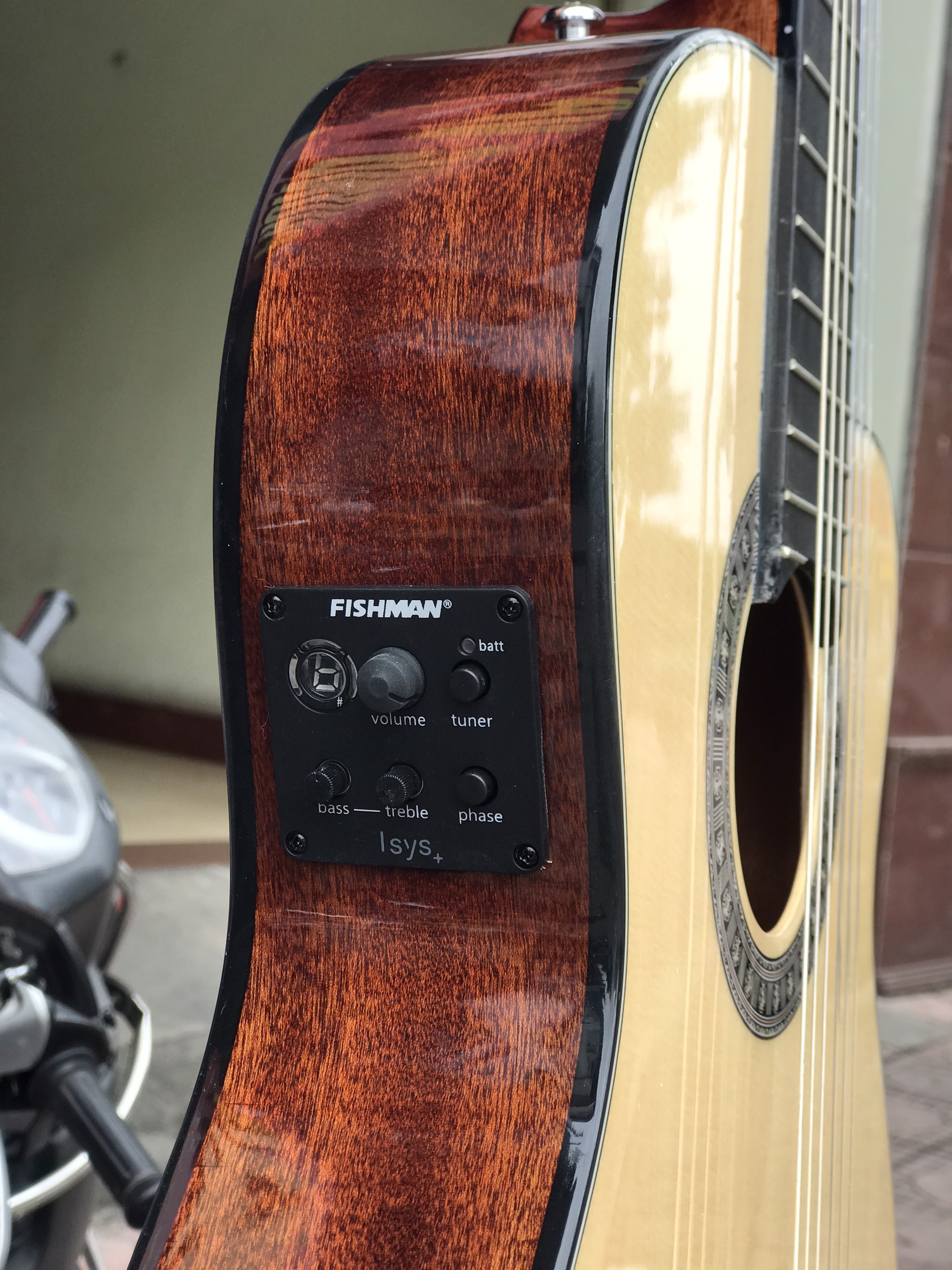 Guitar classic Fender CN240SCE thùng mỏng EQ Fishman
