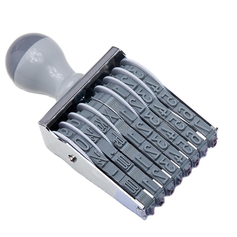 Dấu đóng 8 số cao 9mm Shiny N18 ( 8 Band Number Stamp )