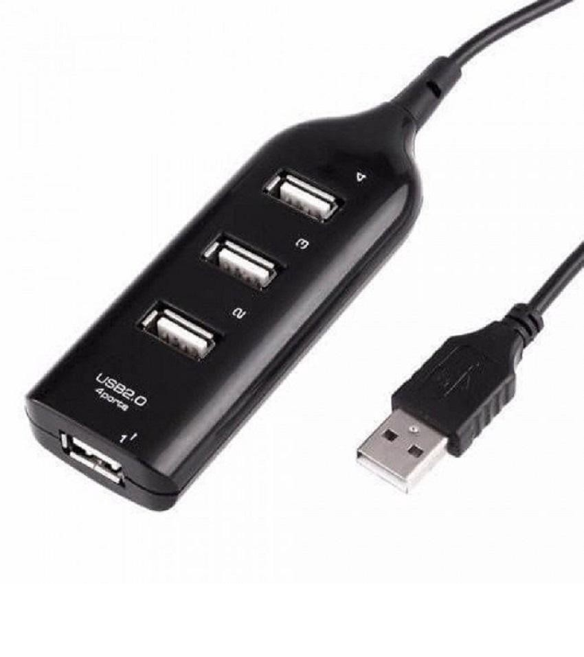 Hub USB 4 cổng hình ổ điện có công tắc DC308