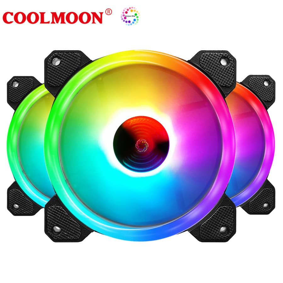 [HCM]Quạt Tản Nhiệt Coolmoon V4 RGB Aura