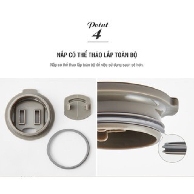 Ca giữ nhiệt LOCK&LOCK 473mL Table Mug - LHC4247