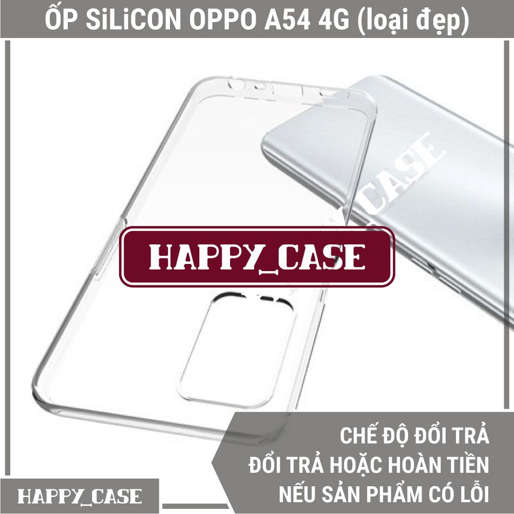 Ốp Lưng Điện Thoại Oppo A54 4G (Loại Đẹp) Thin Transparent Silicon