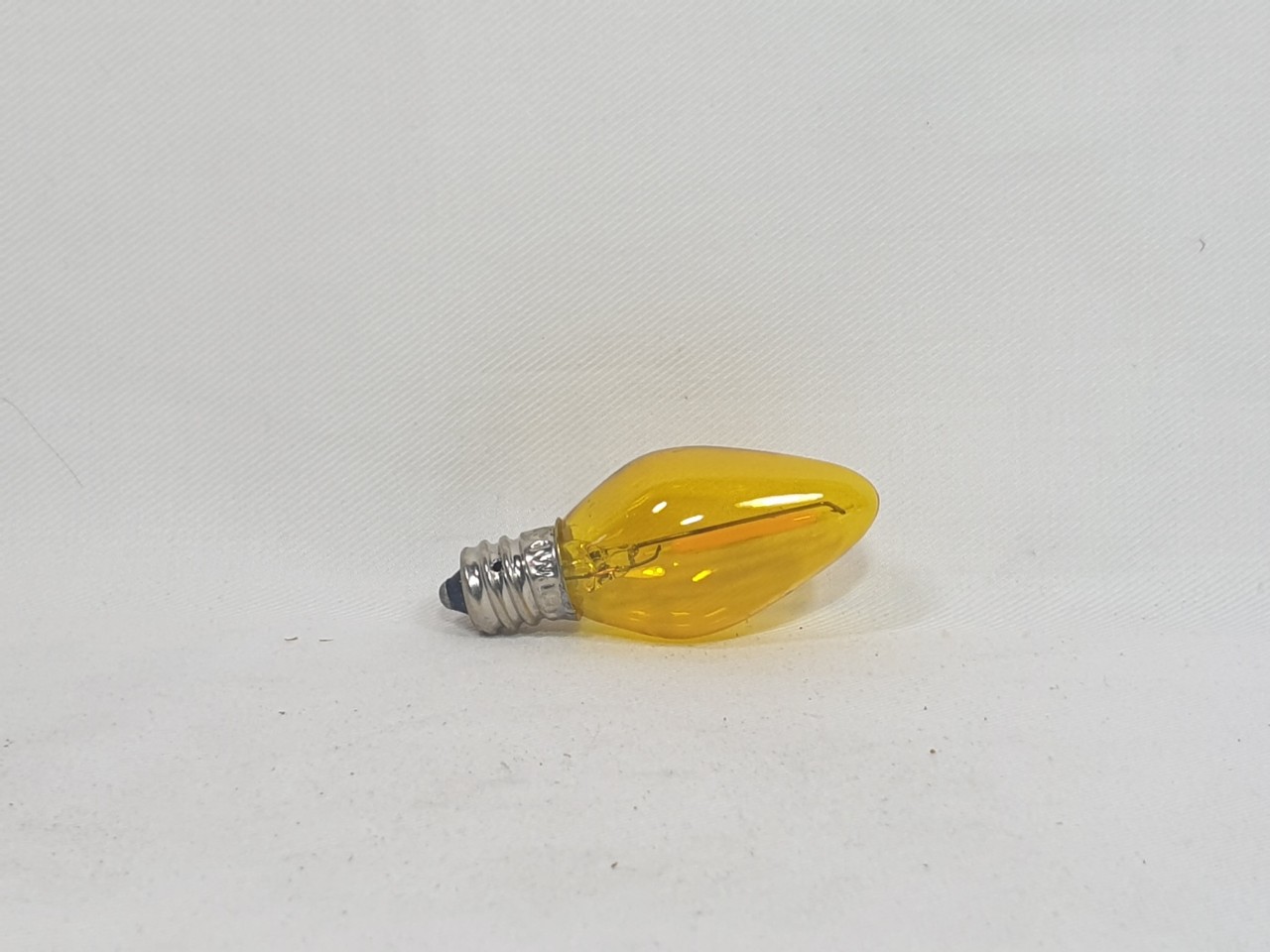 Bóng đèn led Edison giả sợt đốt trái ớt, cà na 1w, đuôi E12 (trong, vàng)