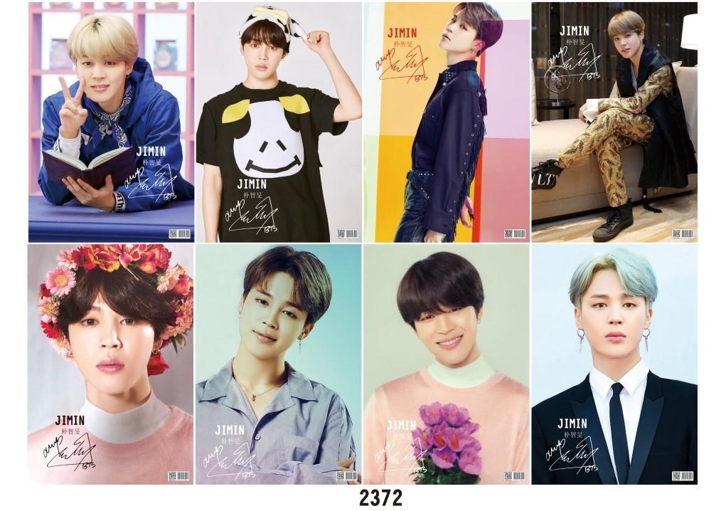 Bộ Poster BTS 8 Tấm Khổ Lớn A3