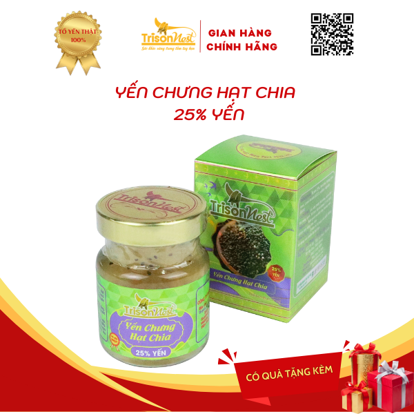 [YẾN SÀO TRÍ SƠN] YẾN CHƯNG 25% HŨ