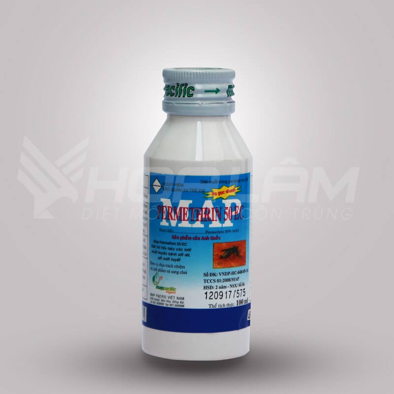 [HCM]Thuốc diệt muỗi Map Permethrin 50EC (chai 100ml)