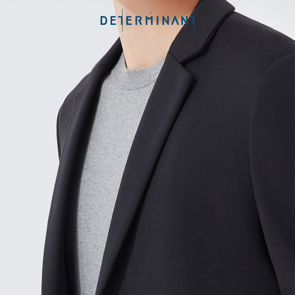 Áo khoác blazer nam DETERMINANT - 71% cotton/29% Polyester - màu đen - OW03