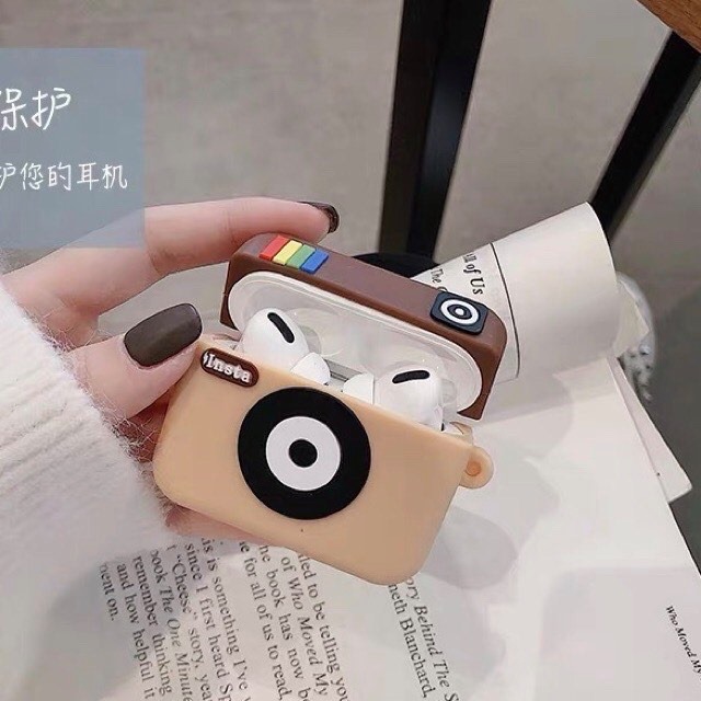 Case Airpods 1/2/pro hộp vuông Instagram (lấy tương tác)