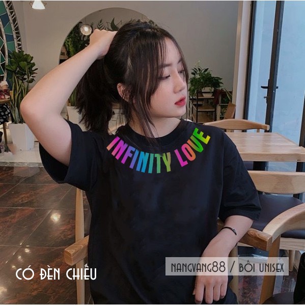 [Lọ lem Luxuxy Hot Trend 2020 [Hình Thật] Áo Thun Phản Quang LOVE