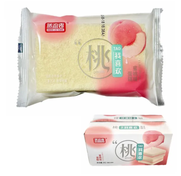 Bánh bông lan vị mật đào, vị cheese