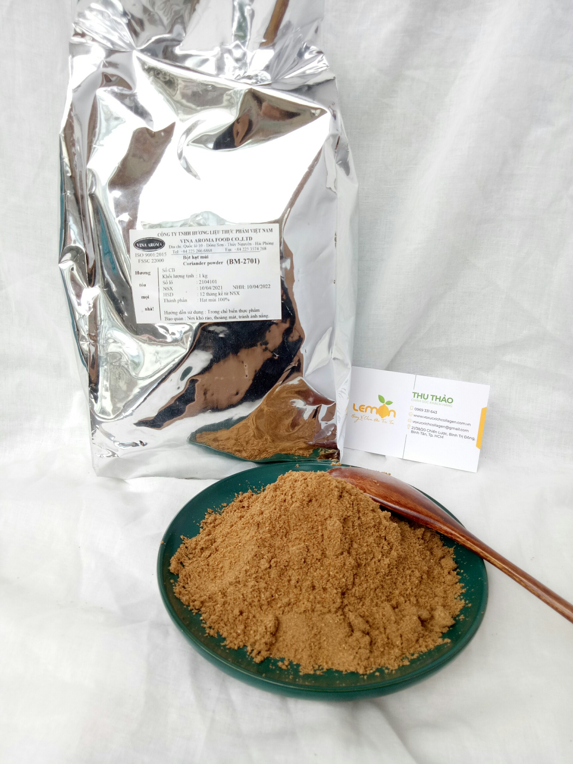 1Kg Bột ngò rí (bột hạt mùi) nguyên chất - Cho món ăn thơm ngon chuẩn vị