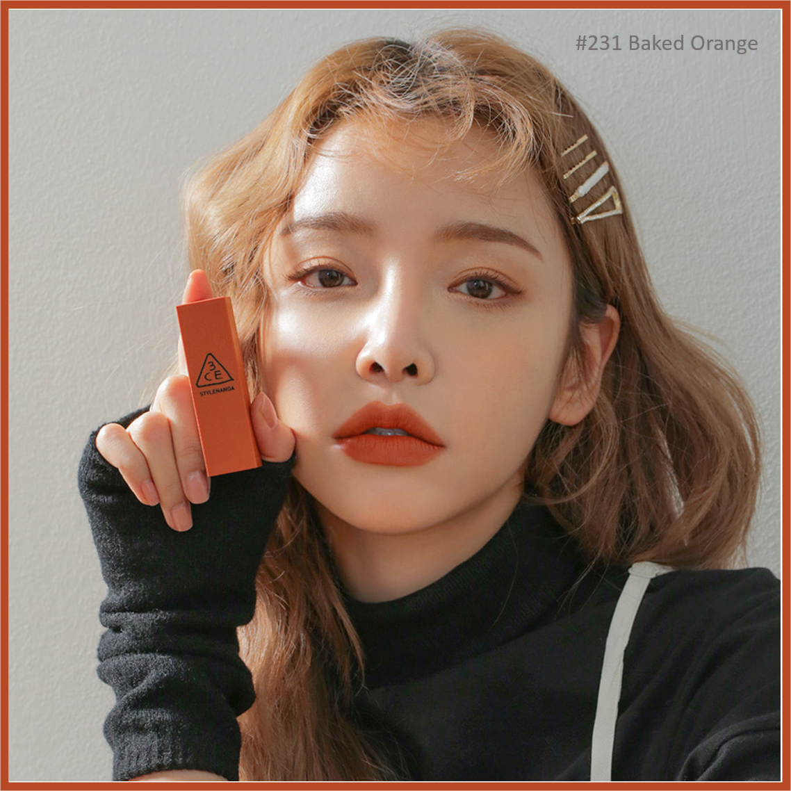 [HCM]Son thỏi lì mịn 3CE Matte Lip Color 3.5g (Màu 229 230 231)