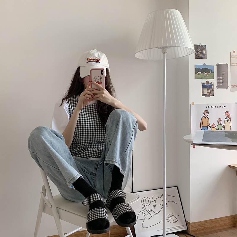 [HCM]( FREESHIP MAX ) Giày sandals nữ caro ulzzang - US174