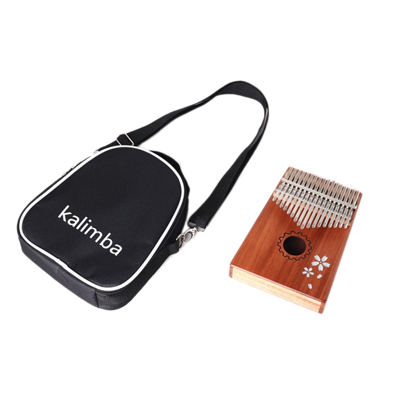 Kalimba Thumb Piano 17 Keys with Bag, Hammer and Music Book, Perfect for Music Lover, Beginners