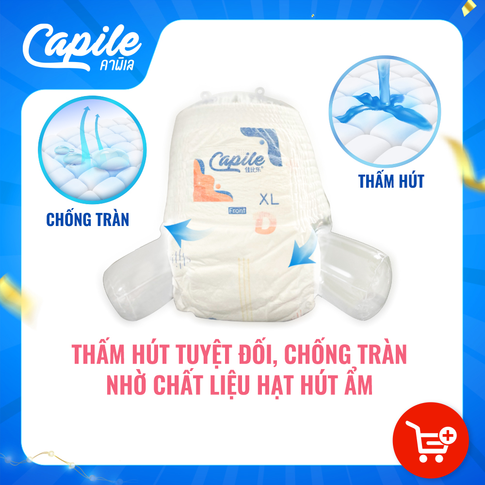 Tã/Bỉm CAPILE loại quần - FULL Size - dành cho bé