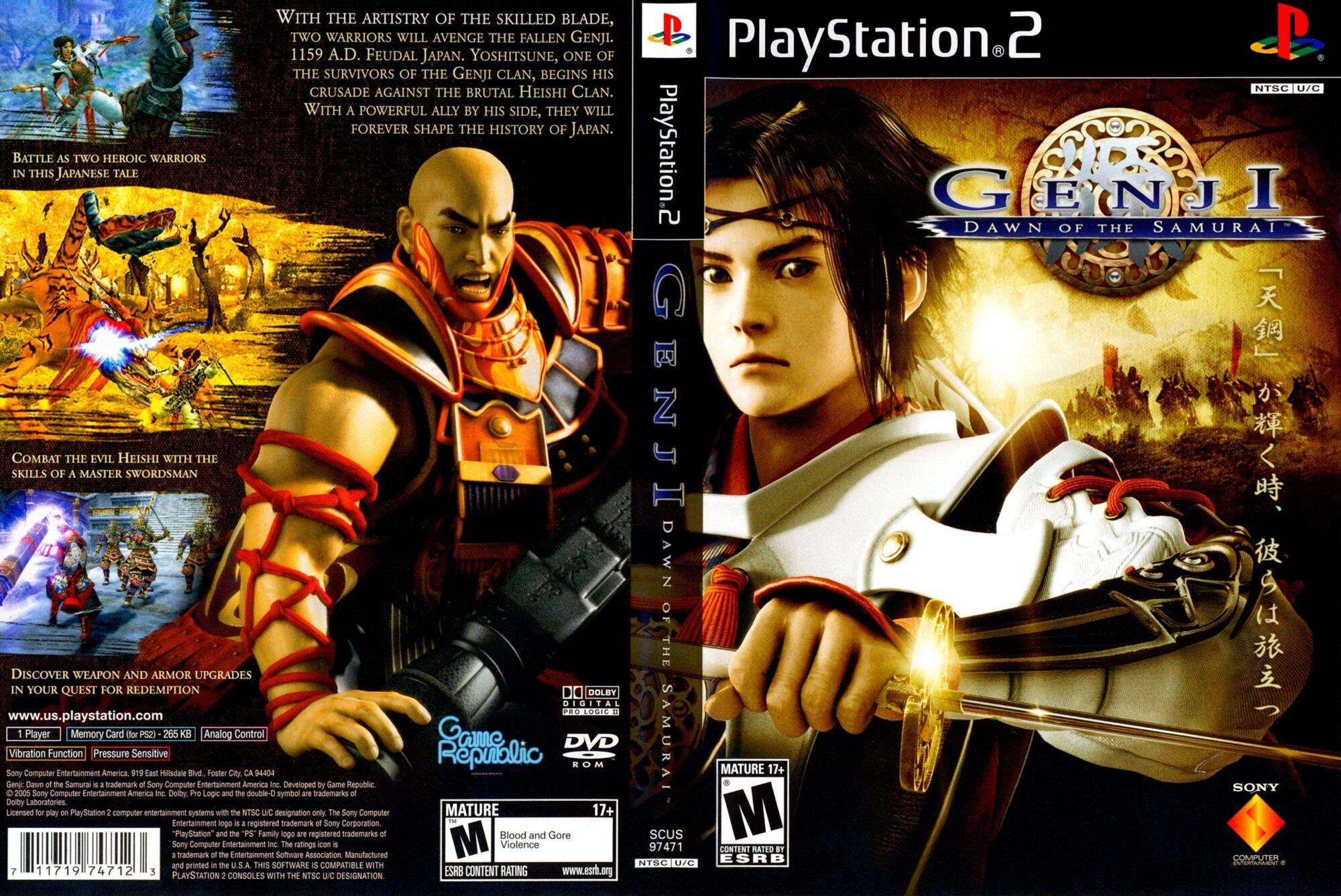 Game ps2 genji