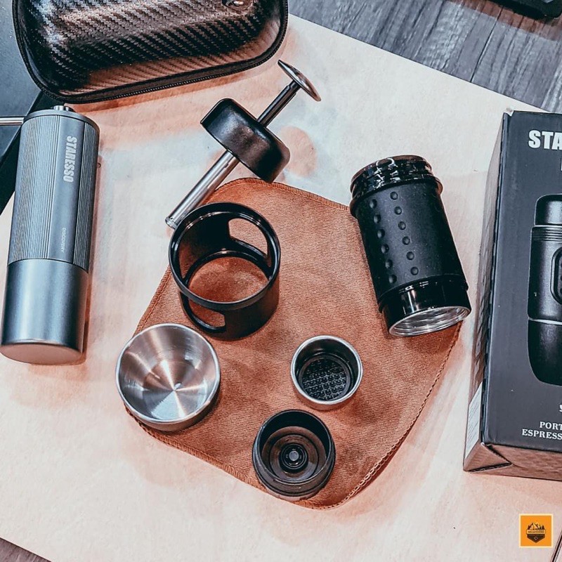 Dụng cụ pha cafe cầm tay Staresso mini (upgrade) Tặng cafe