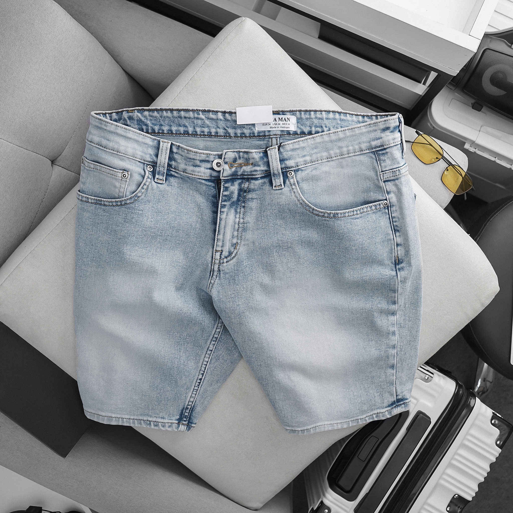 Quần Short Jean nam size đại VNXK cao cấp