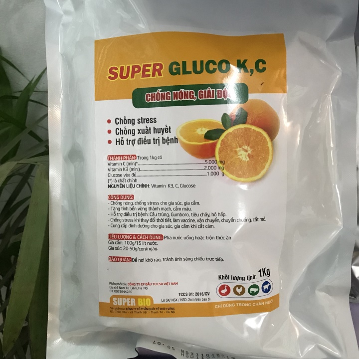 Điện giải Gluco KC 1kg