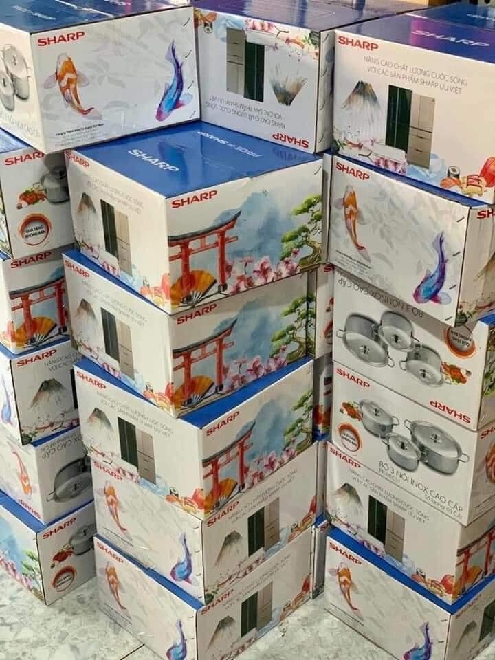 sỉ, lẻ Bộ 3 Nồi Sharp Cao Cấp