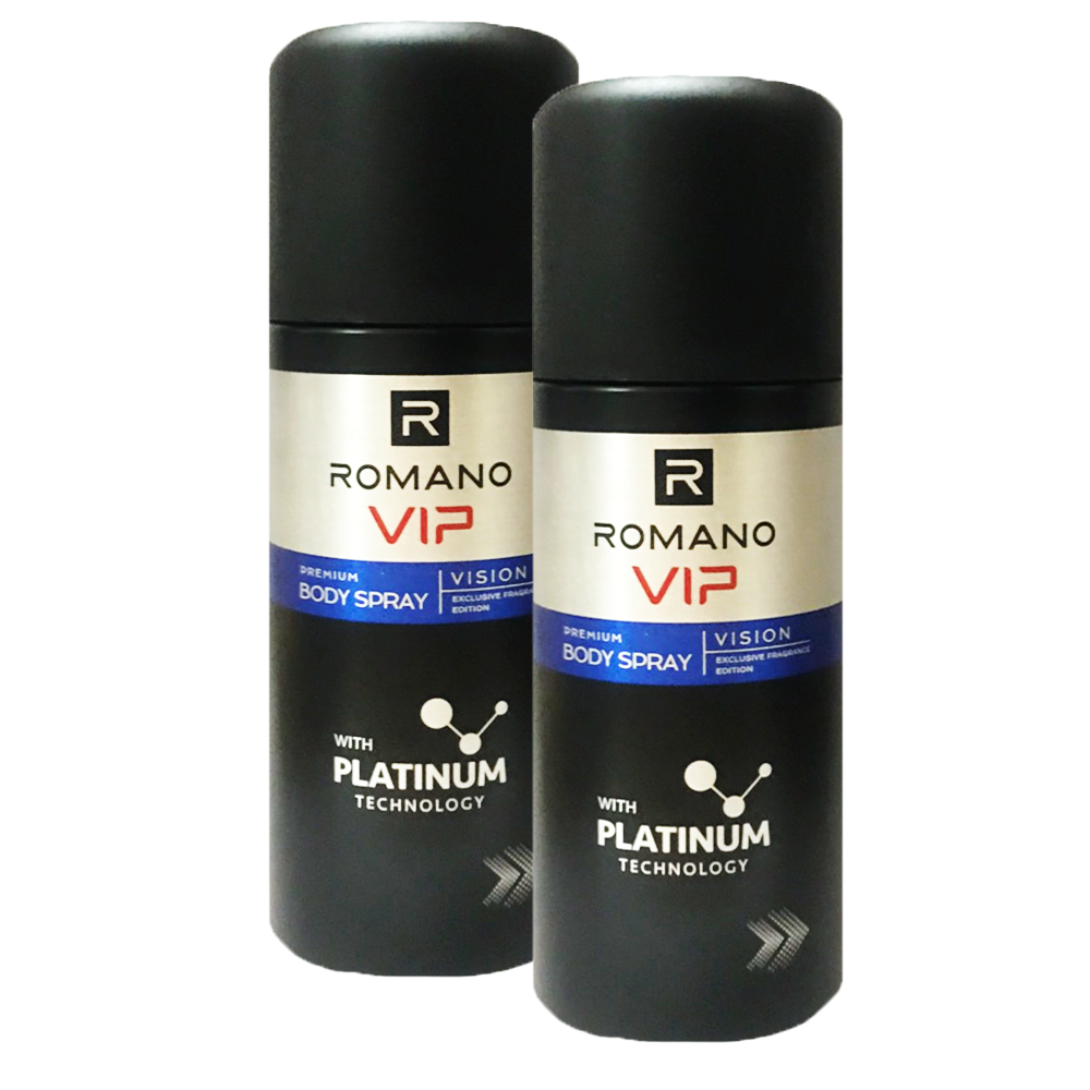 [HCM]Xịt Khử Mùi Romano VIP Vision 150ml (xanh dương)