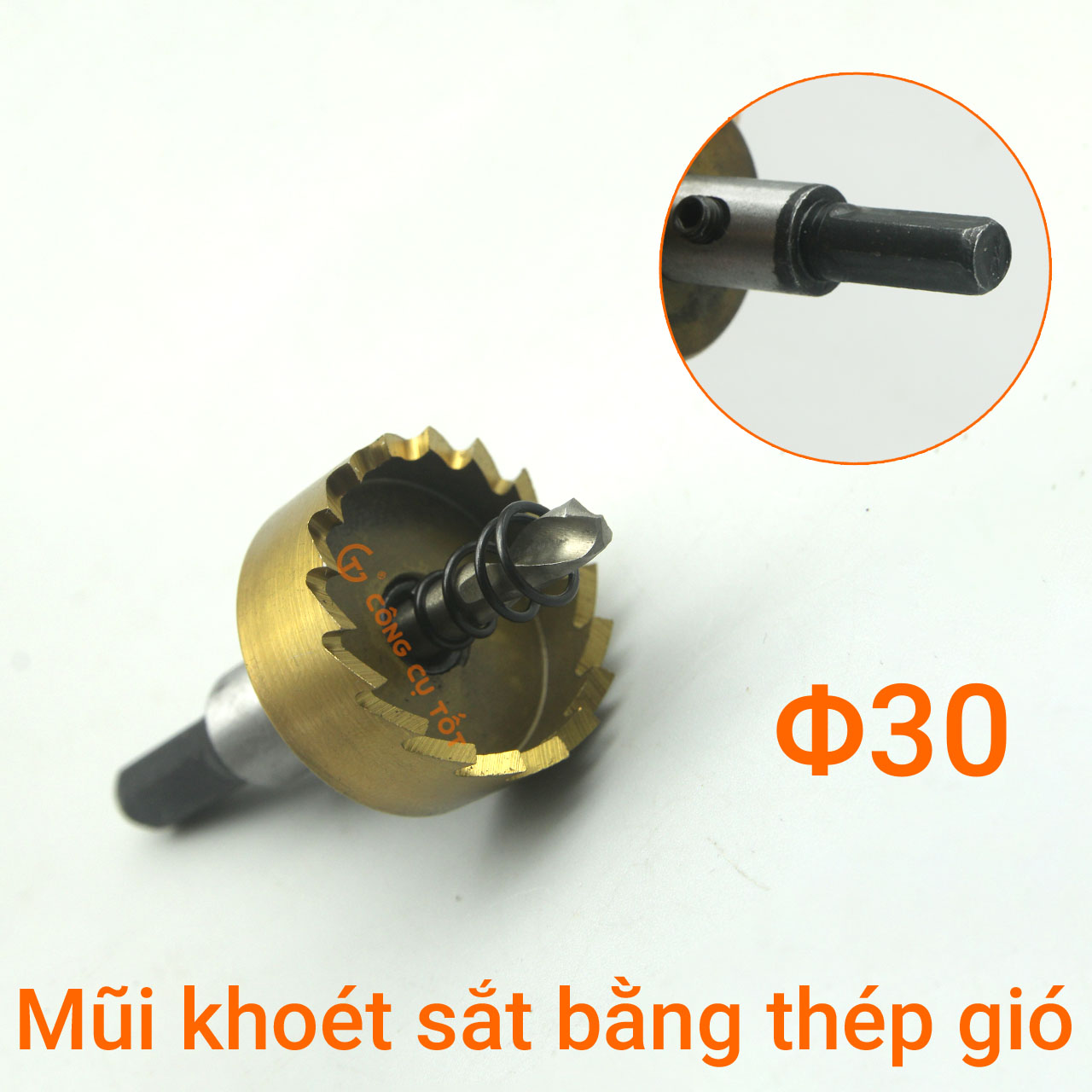 Mũi khoan khoét lỗ sắt các cỡ 16 - 30mm