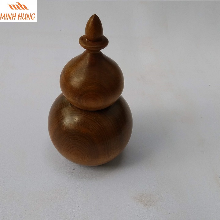 ( Nguyên khối) Hộp đựng tăm hồ lô bằng gỗ Bách Xanh