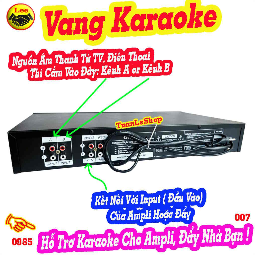 VANG KARAOKE GIA ĐÌNH k206 –  GIÁ 01 CHIẾC