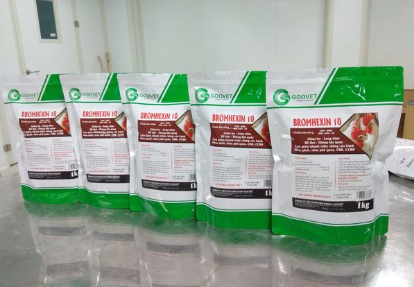 GIẢM HO LONG ĐỜM BROMHEXIM 10