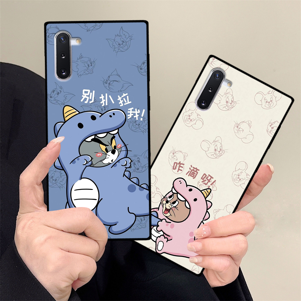 Ốp lưng Samsung Galaxy Note 10 / Note 10 Plus / Note 10+ hình cặp đôi, couple hoạt hình dễ thương