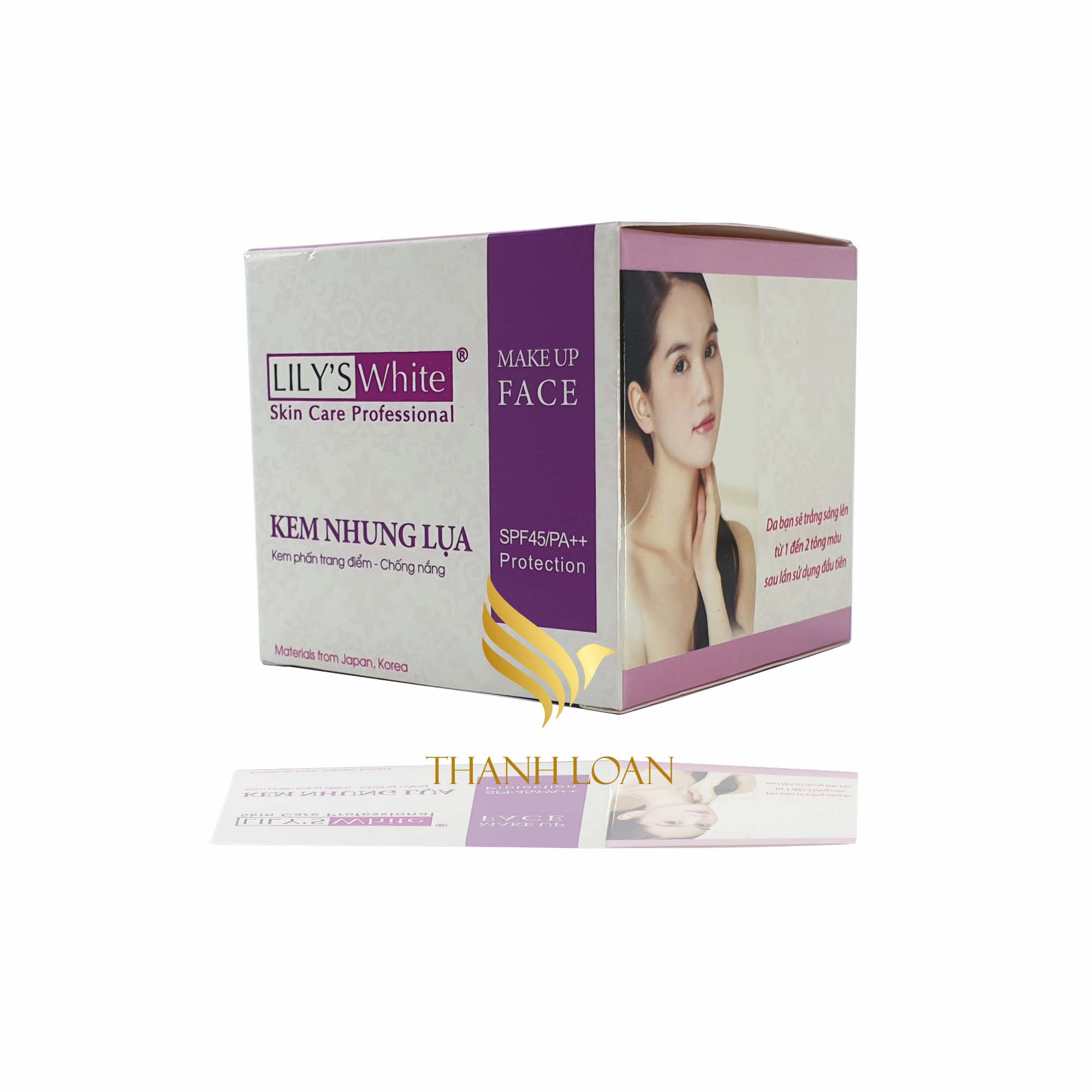 Kem nhung lụa Lily’s White (Kem phấn trang điểm – Chống nắng)