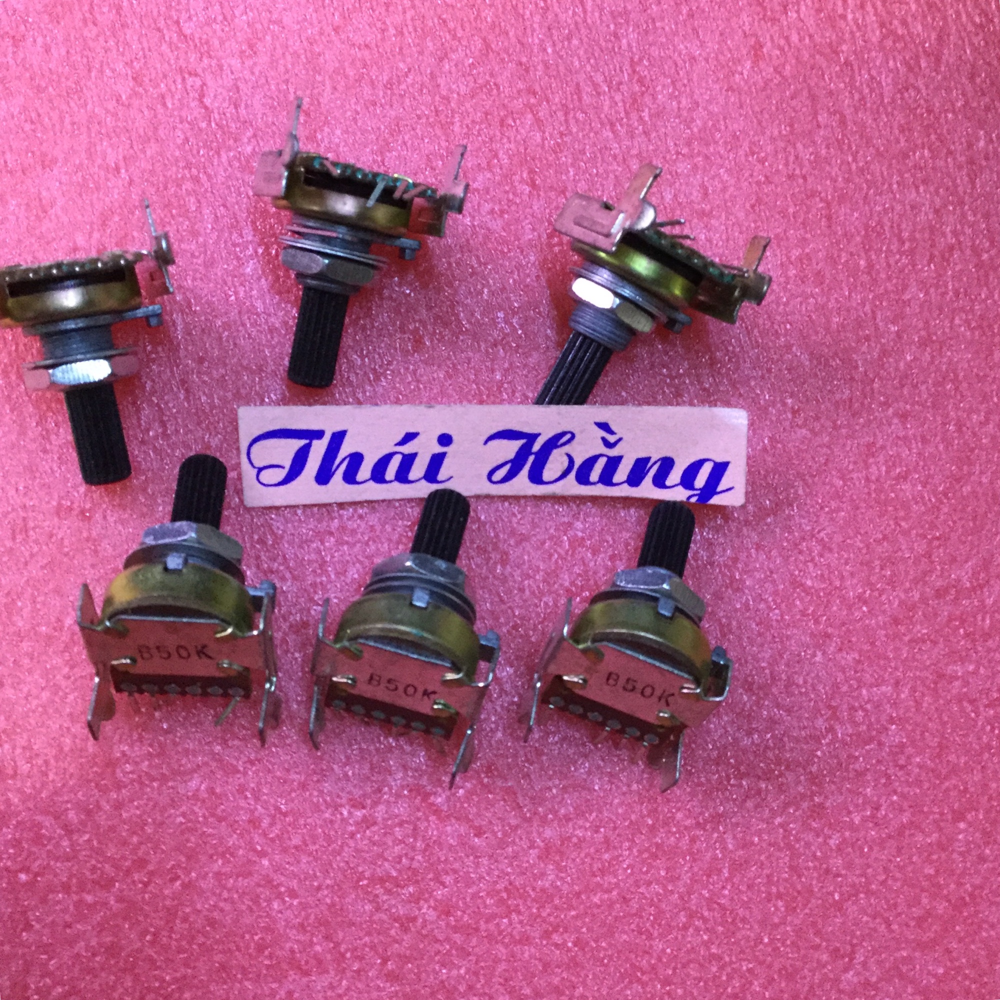 Volum chiết áp 50 k-6 chân -1 hàng