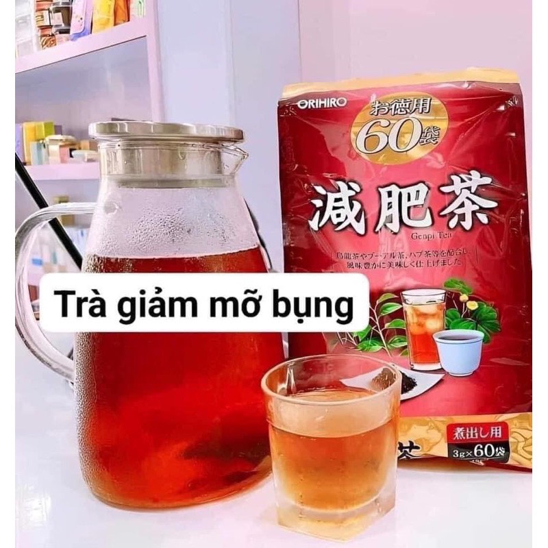 Trà giảm mỡ bụng Genpi Orihiro 60 gói Nhật Bản