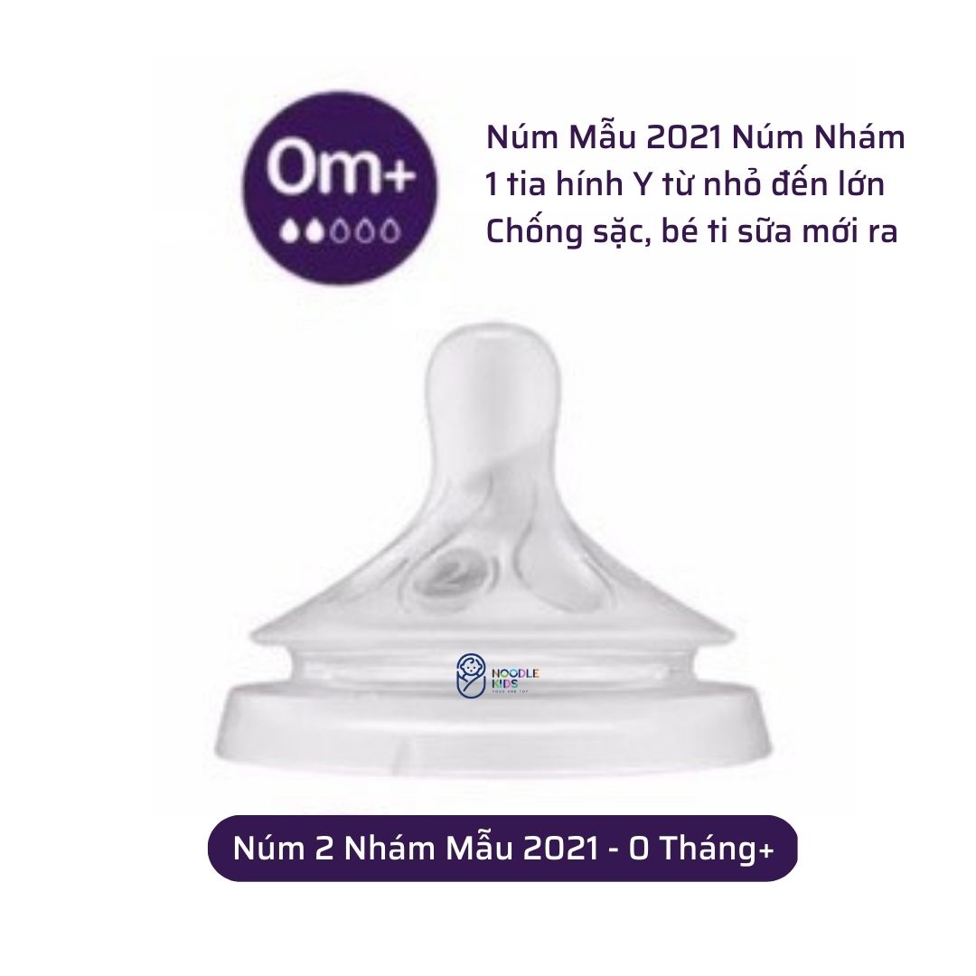 [CHÍNH HÃNG] Núm Ty Avent Natural SỐ 0 > SỐ 5, Y CUT