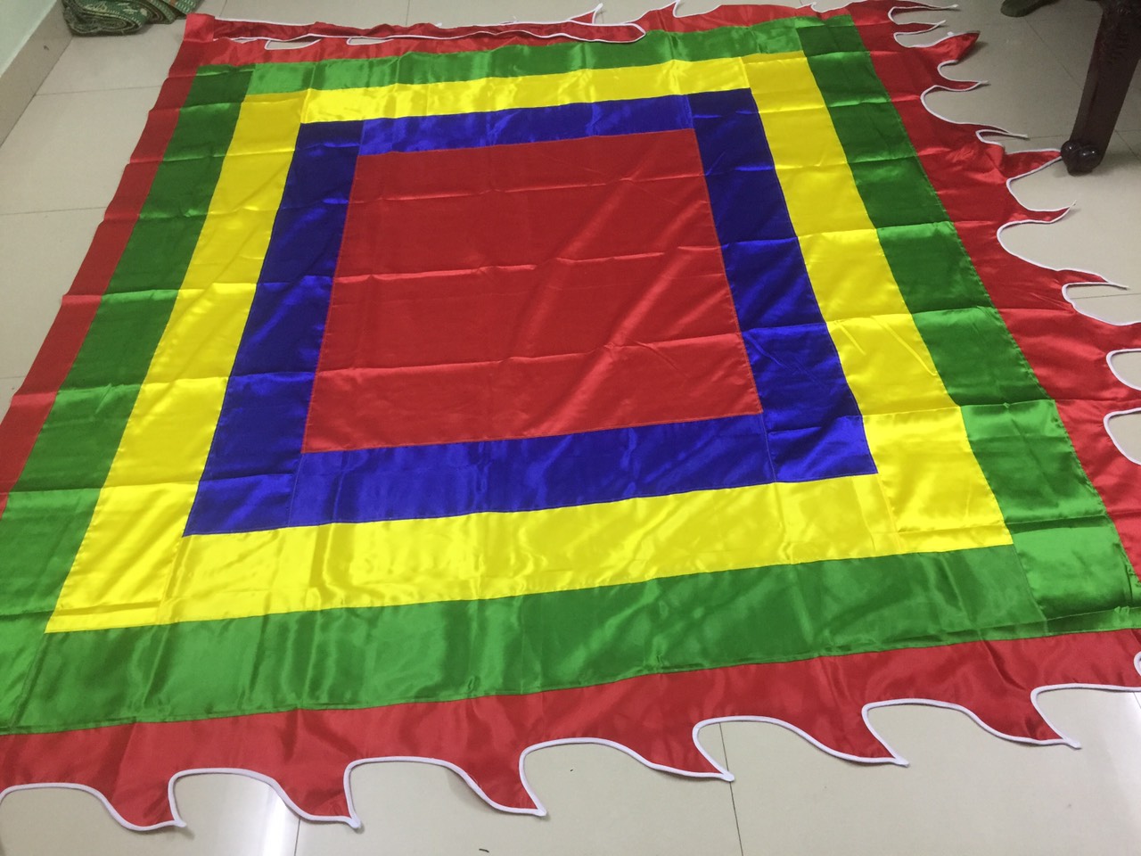 Cờ Ngũ Sắc, Cờ Thần Loại 2.5x2.5m