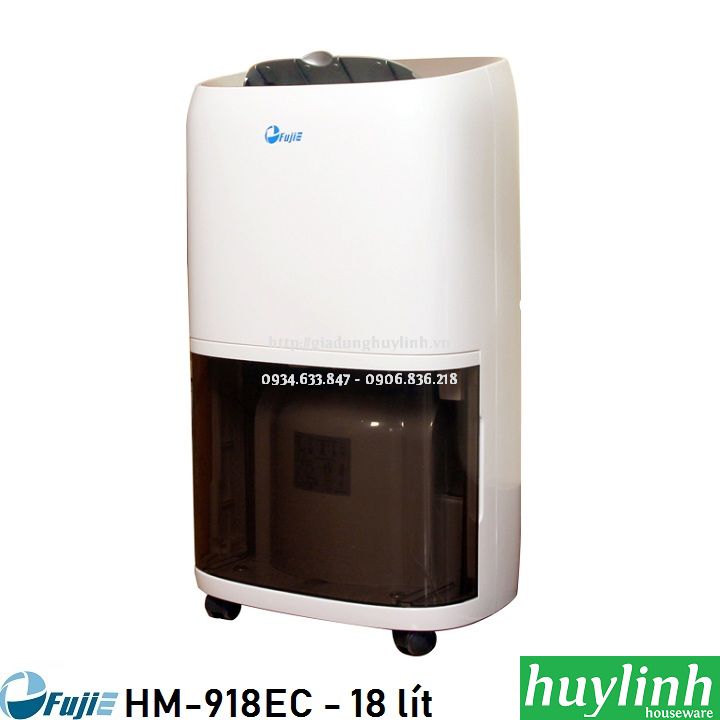[HCM][Trả góp 0%]Máy hút ẩm dân dụng Fujie HM-918EC - 18 lít/ngày