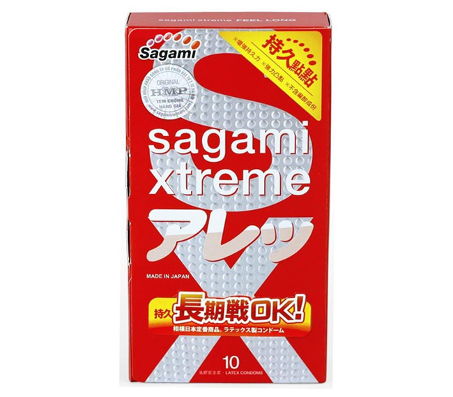 Bao cao su gai bi Sagami Xtreme Feel Long