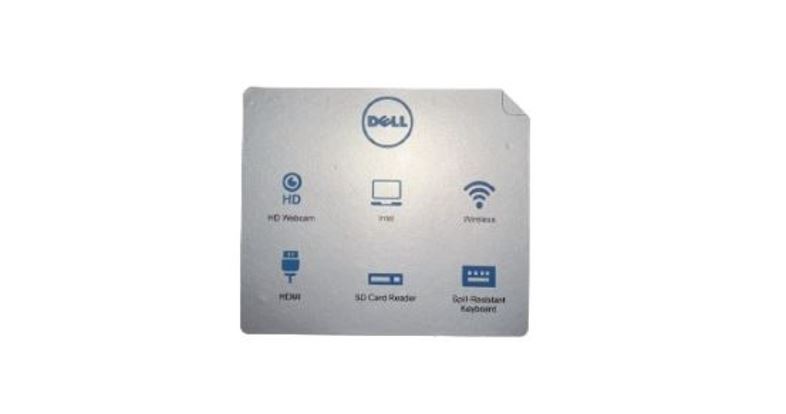 Stamp stickers information Dell machine