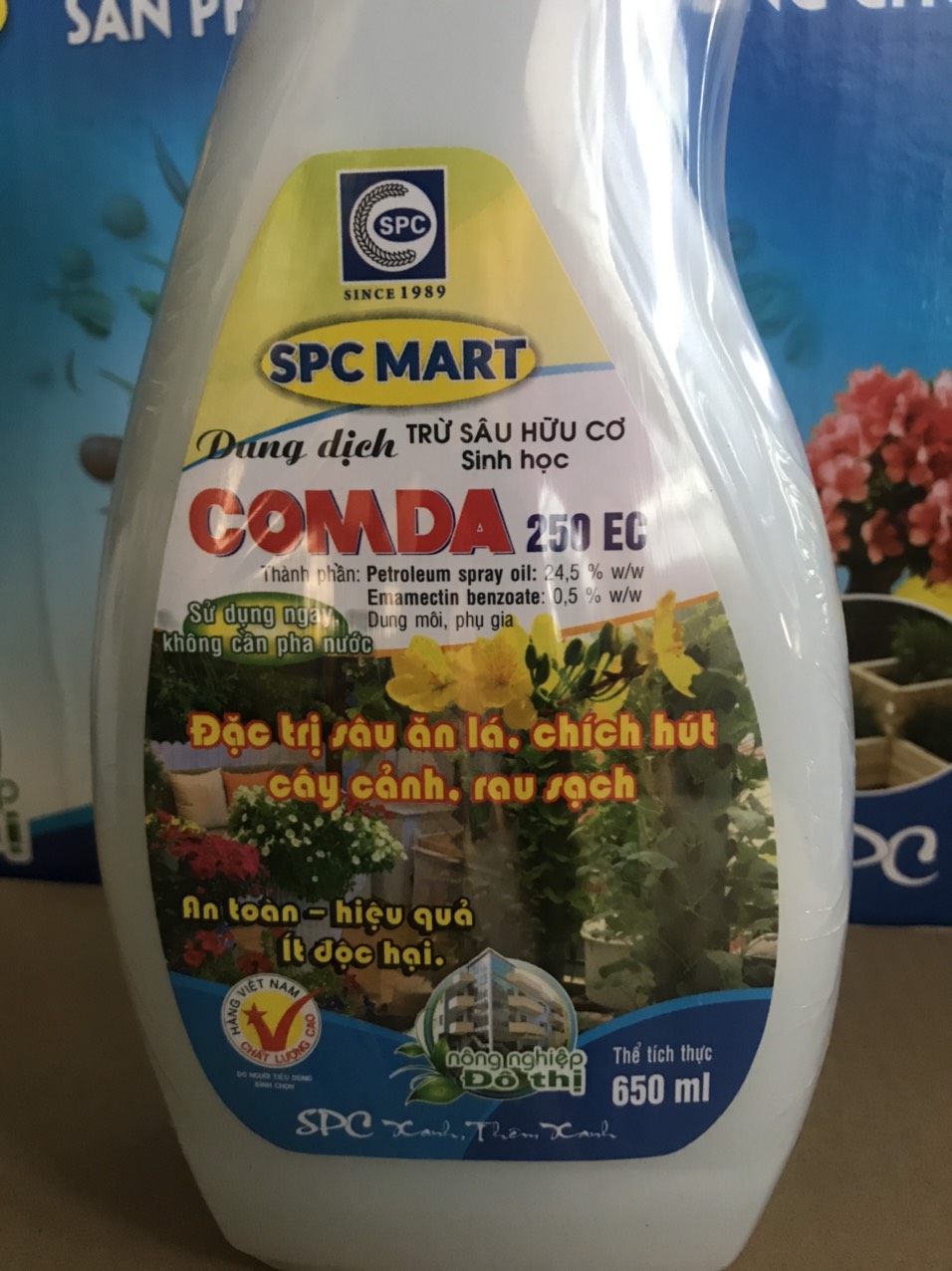 Dung dịch trừ sâu hữu cơ sinh học COMDA 250EC