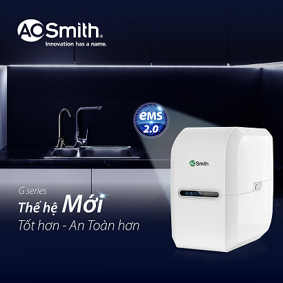 Trả góp 0%Miễn phí lắp đặt toàn quốc Máy lọc nước RO A.O.Smith G1