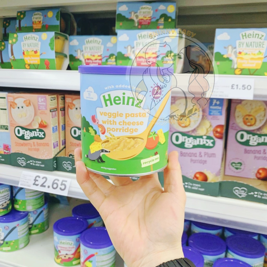 Bột ăn dặm Heinz Anh cho bé 6m+