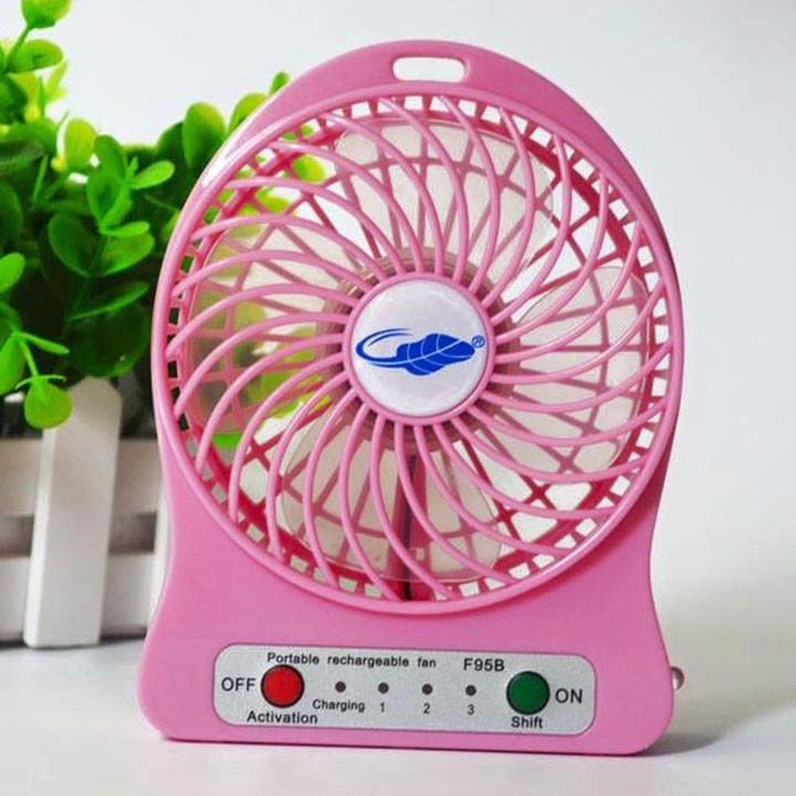 QUẠT PHẢN LỰC 3 TỐC ĐỘ MINI [CÓ PIN]