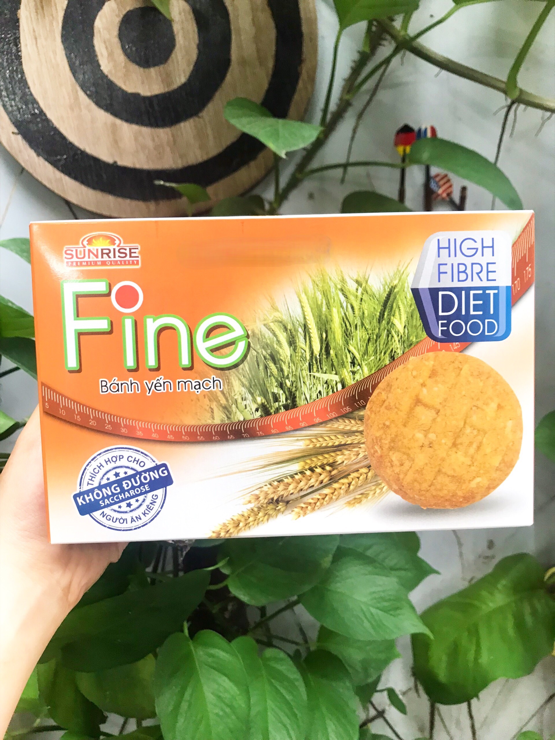 Bánh Yến Mạch Tự Nhiên FINE (178g)