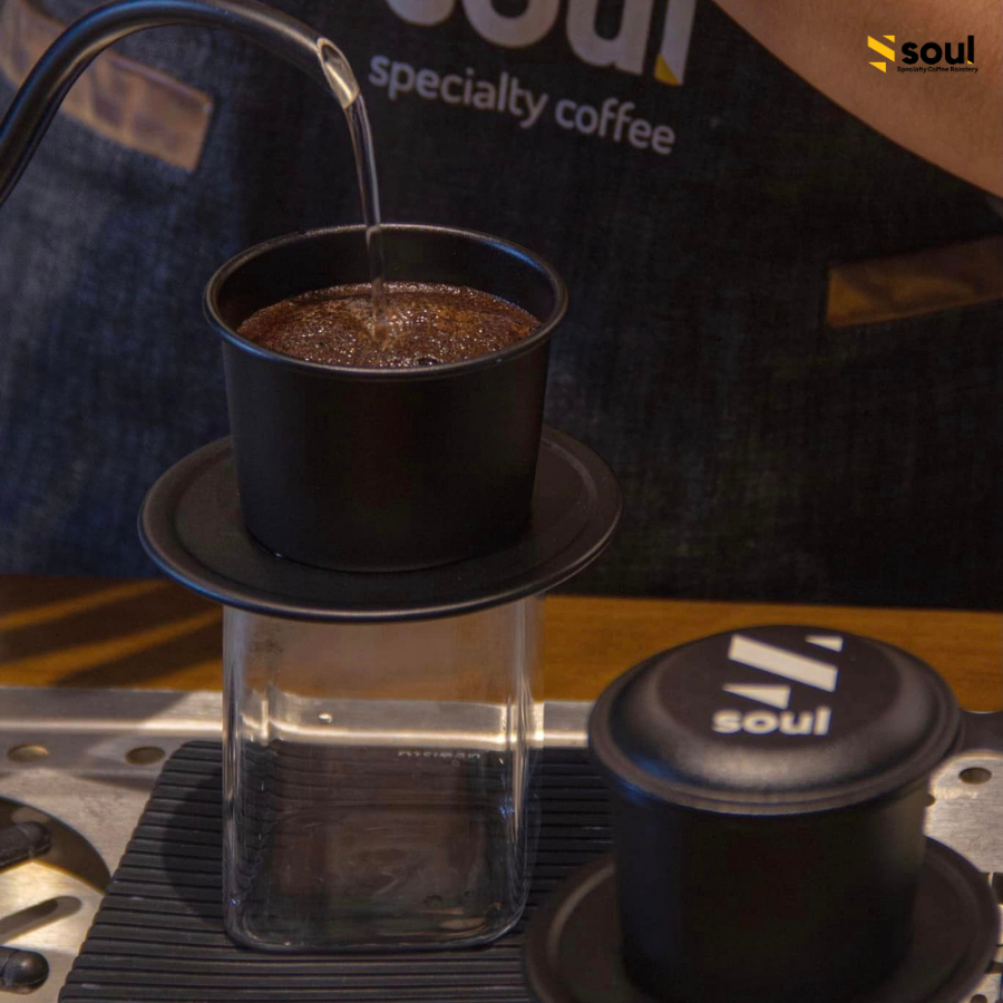 SOUL SPECIALTY COFFEE HORECA BRIGHT | Dòng cà phê blend pha phin chất lượng cao | 70% Robust Đăk Lăk (sơ chế Natural) và 30% Arabica Lâm Đồng (sơ chế Washed)