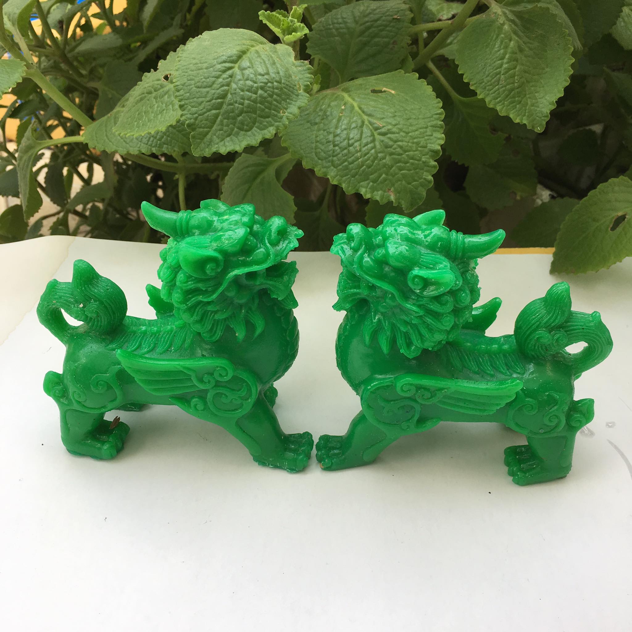 [HCM]Cặp tượng tỳ hưu  màu xanh lá