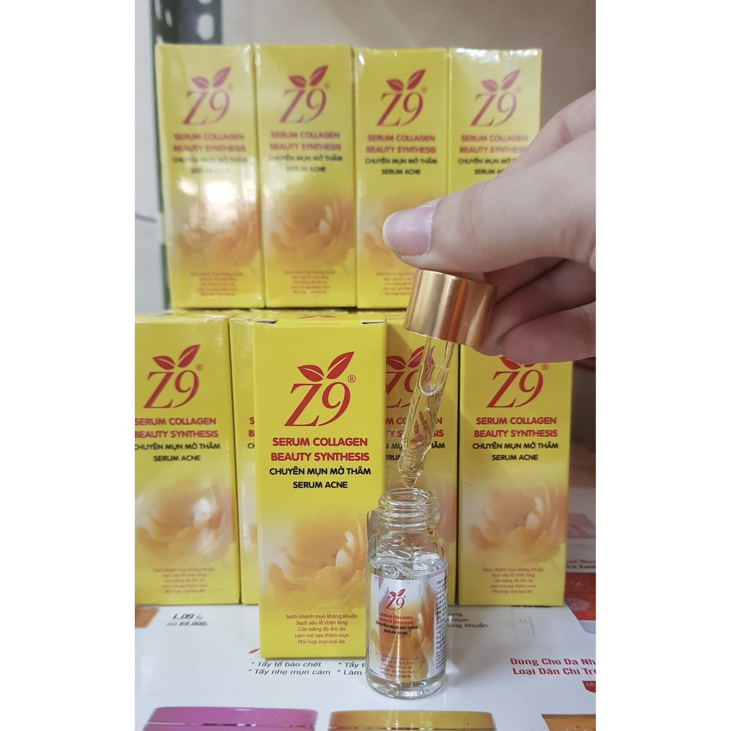 SERUM MỤN MỜ THÂM THẦN THÁNH Z9 (Hộp chai 10ml) Z12