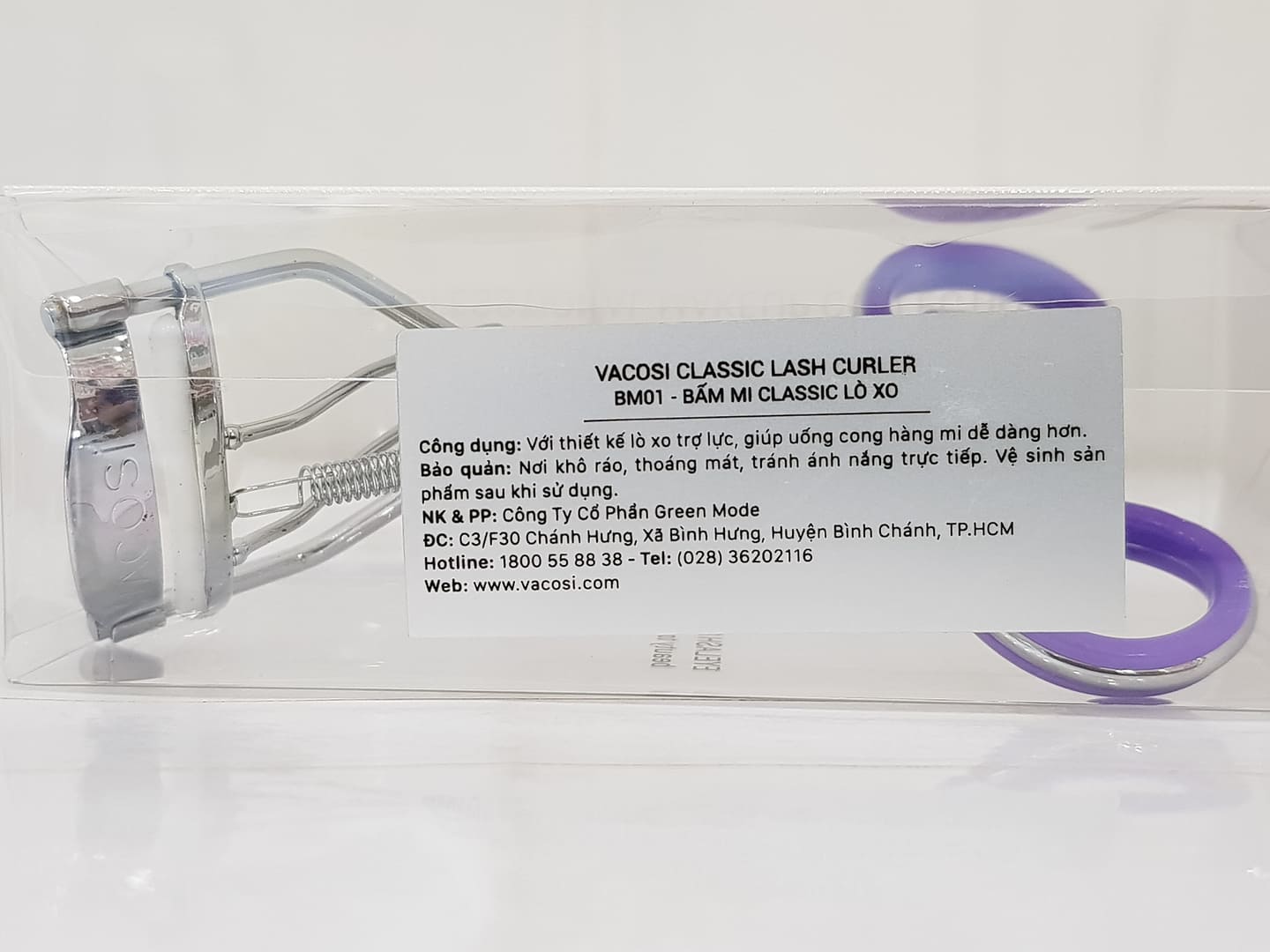 Bấm Mi Lò Xo Vacosi BM10 Hàn Quốc