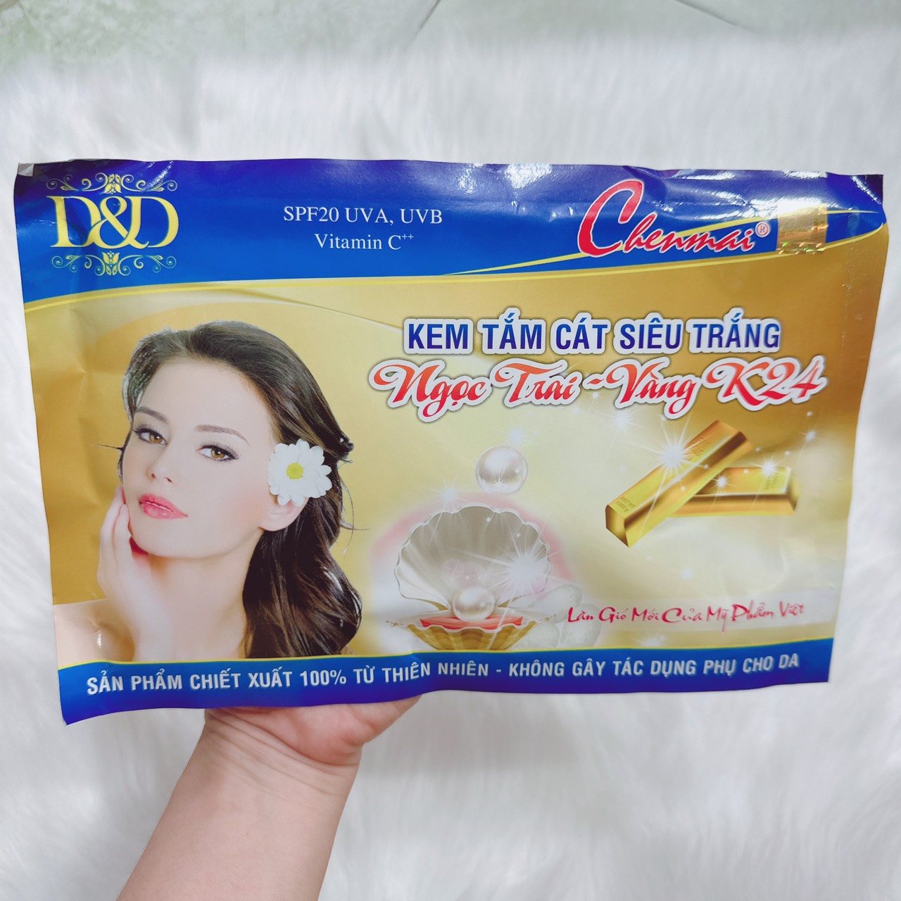 Tắm trắng Chenmai kem bột tắm trắng ngọc trai 150g